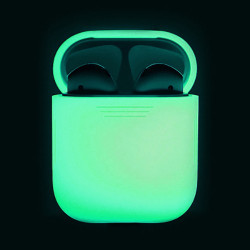 Чохол-накладка (силіконовий) Apple AirPods AhaStyle Night Glow (X001BB1007)