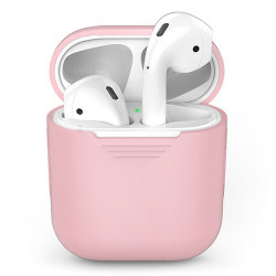 Чохол-накладка (силіконовий) Apple AirPods AhaStyle Pink (X001GH10W9)