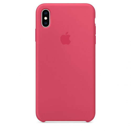 Чехол-накладка (силиконовый) Apple iPhone XS Max Silicone Case Hibiscus (MUJP2)