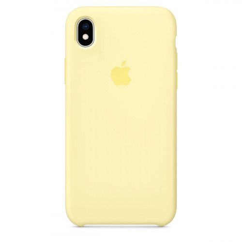 Чехол-накладка (силиконовый) для iPhone XR Silicone Case High Copy Mellow Yellow