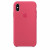Чехол-накладка (силиконовый) для iPhone XS Silicone Case High Copy Hibiscus