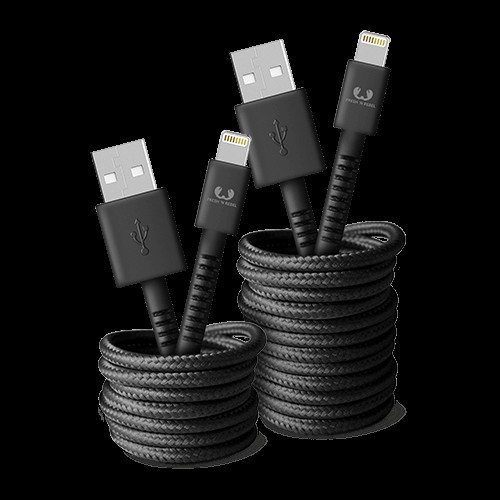 Fresh 'N Rebel Fabriq Lightning Cable 3m Concrete (2LCF300CC)