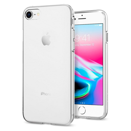 Чехол-накладка (силиконовый) Apple iPhone 8/7 Spigen Liquid Crystal Clear (054CS22203)