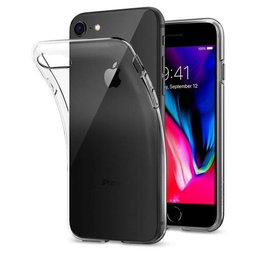 Чехол-накладка (силиконовый) Apple iPhone 8/7 Spigen Liquid Crystal Clear (054CS22203)