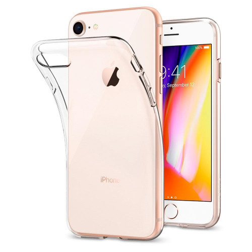 Чехол-накладка (силиконовый) Apple iPhone 8/7 Spigen Liquid Crystal Clear (054CS22203)
