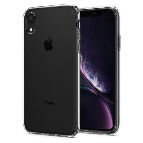 Чехол-накладка (силиконовый) Apple iPhone XR Spigen Liquid Air Crystal (064CS24866)