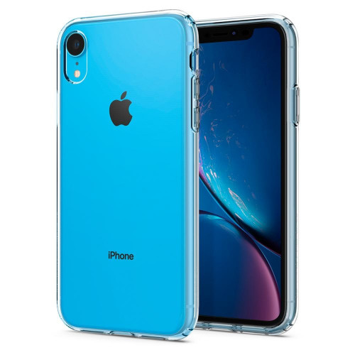 Чехол-накладка (силиконовый) Apple iPhone XR Spigen Liquid Air Crystal (064CS24866)