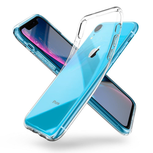 Чехол-накладка (силиконовый) Apple iPhone XR Spigen Liquid Air Crystal (064CS24866)