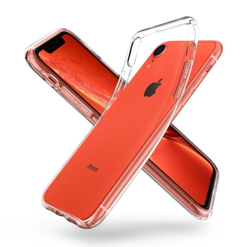 Чехол-накладка (силиконовый) Apple iPhone XR Spigen Liquid Air Crystal (064CS24866)