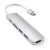 Satechi Aluminum Type-C Slim Multi-Port Adapter 4K V2 Silver (ST-SCMA2S)