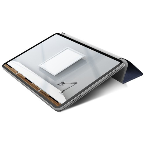 Чохол-книжка (поліуретановий) Apple iPad Pro 12.9" 2018 Macally Smart Folio Blue (BSTANDPRO3L-BL)