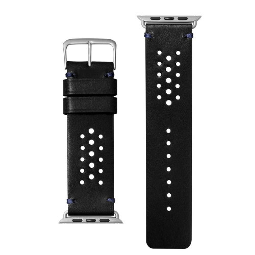 LAUT HERITAGE Watch 42/44mm Strap Jet Black (LAUT_AWL_HE_BK)