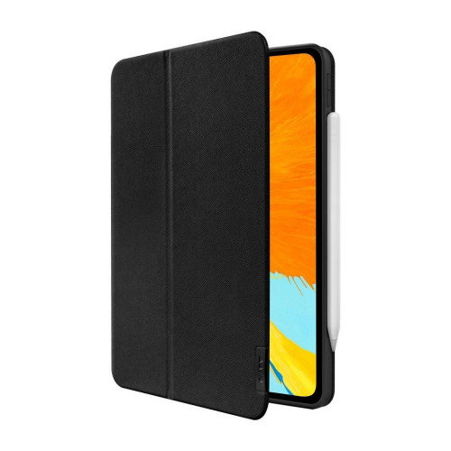 Чехол-книжка (кожанный) Apple iPad Pro 12.9" 2018 Laut PRESTIGE FOLIO Black (LAUT_IPP12_PRE_BK)