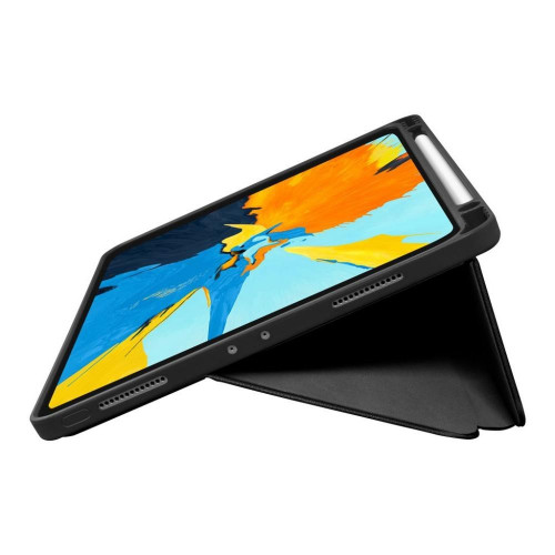 Чехол-книжка (кожанный) Apple iPad Pro 12.9" 2018 Laut PRESTIGE FOLIO Black (LAUT_IPP12_PRE_BK)