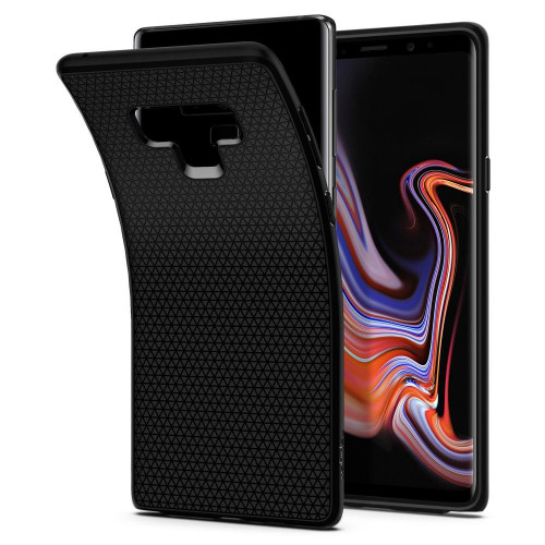 Чохол-накладка (силіконовий) Samsung N960 Galaxy Note 9 Spigen Liquid Air Matte Black (599CS24580)