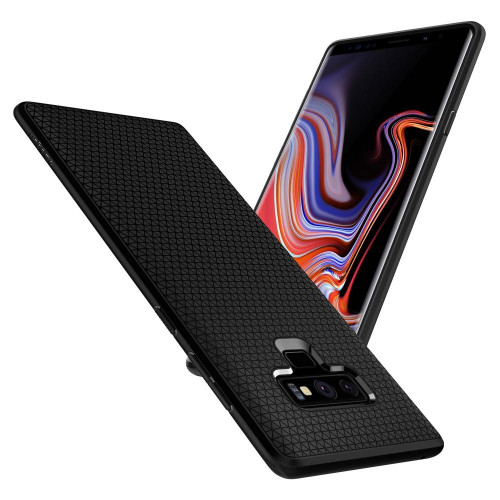 Чохол-накладка (силіконовий) Samsung N960 Galaxy Note 9 Spigen Liquid Air Matte Black (599CS24580)