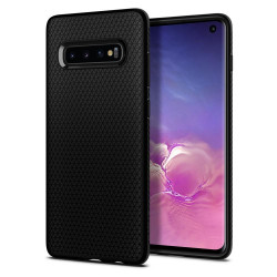 Чохол-накладка (силіконовий) Samsung G973 Galaxy S10 Spigen Liquid Air Matte Black (605CS25799)