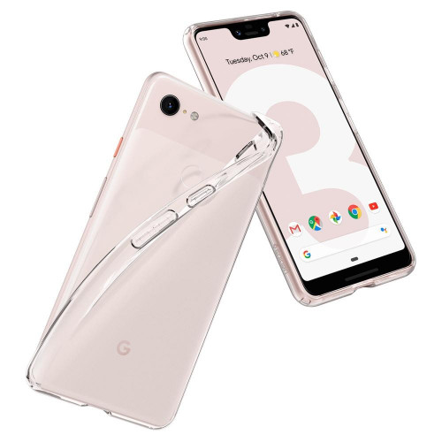 Чехол-накладка (силиконовый) Google Pixel 3 XL Spigen Liquid Crystal Clear (F19CS25022)