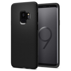 Чохол-накладка (силіконовий) Samsung G960 Galaxy S9 Spigen Liquid Air Matte Black (592CS22833)