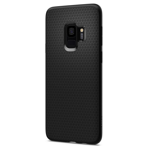 Чохол-накладка (силіконовий) Samsung G960 Galaxy S9 Spigen Liquid Air Matte Black (592CS22833)
