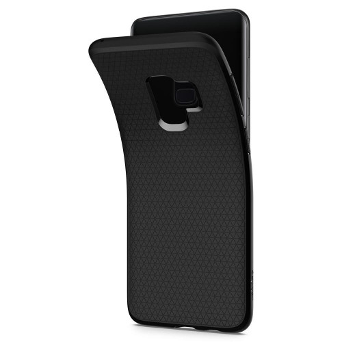 Чохол-накладка (силіконовий) Samsung G960 Galaxy S9 Spigen Liquid Air Matte Black (592CS22833)
