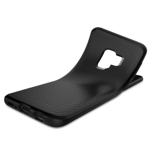 Чохол-накладка (силіконовий) Samsung G960 Galaxy S9 Spigen Liquid Air Matte Black (592CS22833)