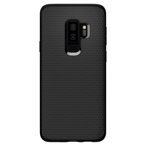 Чехол-накладка (силиконовый) Samsung G965 Galaxy S9 Plus Spigen Liquid Air Matte Black (592CS22920)
