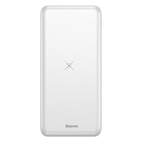 Baseus Power Bank Qi 10000 mAh M36 with Wireless Charging White (PPALL-M3602)