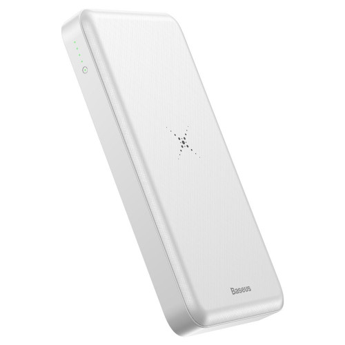 Baseus Power Bank Qi 10000 mAh M36 with Wireless Charging White (PPALL-M3602)