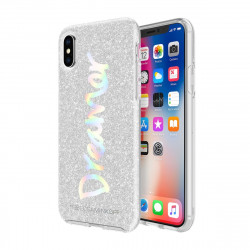 Чохол-накладка (пластиковий) Apple iPhone XS/X Incipio Design Series Rebecca Minkoff Dreamer Silver (RMIPH-053-SGHF)