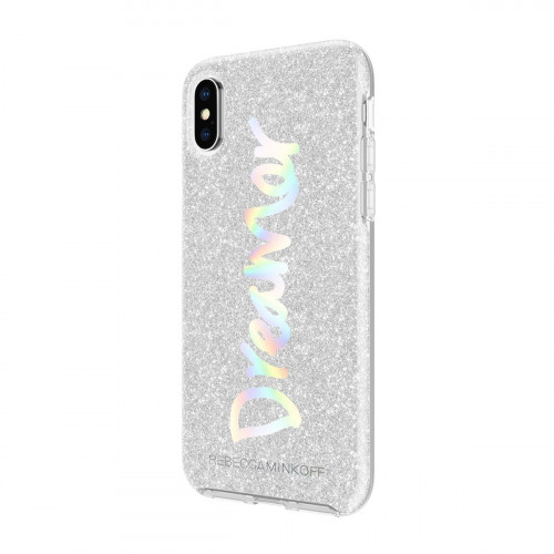 Чехол-накладка (пластиковый) Apple iPhone XS/X Incipio Design Series Rebecca Minkoff Dreamer Silver (RMIPH-053-SGHF)