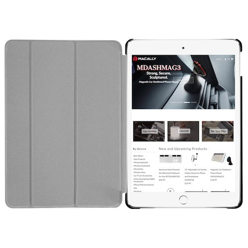 Чохол-книжка (поліуретановий) Apple iPad mini 5 2019 Macally Black (BSTANDM5-B)
