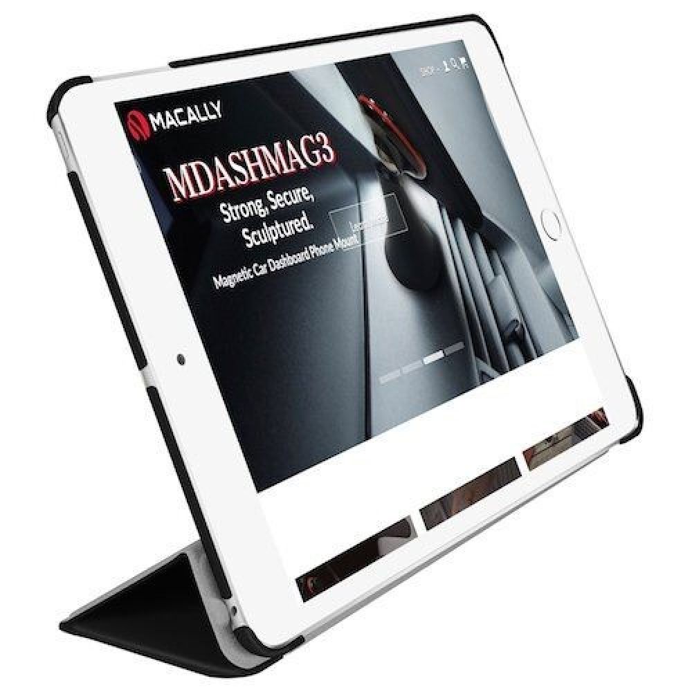 Чехол-книжка (полиуретановый) Apple iPad mini 5 2019 Macally Black (BSTANDM5-B)