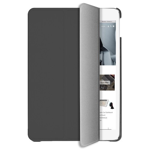 Чехол-книжка (полиуретановый) Apple iPad mini 5 2019 Macally Gray (BSTANDM5-G)