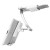 Универсальный держатель Macally Wall Mount And Countertop Stand Silver (STANDWALLMOUNT)