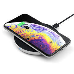 Satechi Aluminum Fast Wireless Charger Silver (ST-IWCBS)