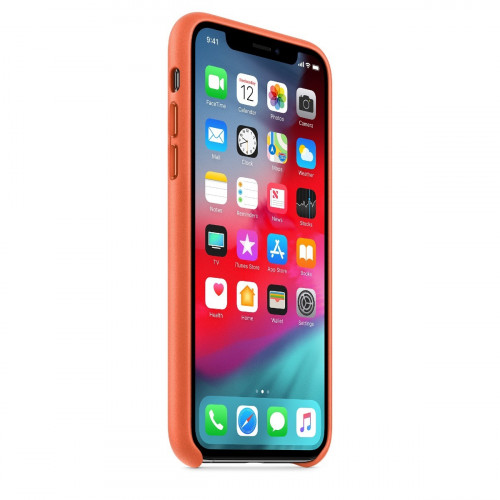 Чохол-накладка (шкіряний) Apple iPhone XS Leather Case Sunset (MVFQ2)