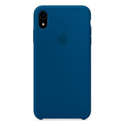 Чохол-накладка (силіконовий) для iPhone XR Silicone Case High Copy Blue Horizon