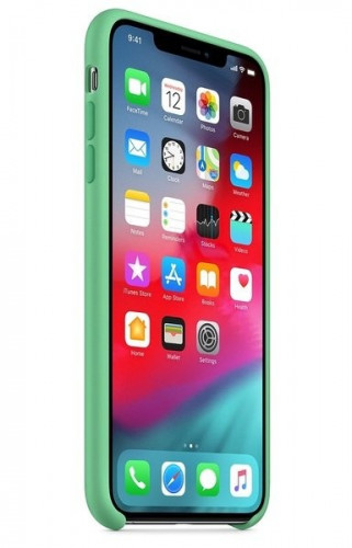 Чехол-накладка (силиконовый) для iPhone XR Silicone Case High Copy Spearmint