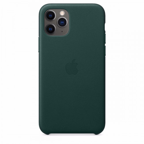 Чохол-накладка (шкіряний) Apple iPhone 11 Pro Leather Case Forest Green (MWYC2)
