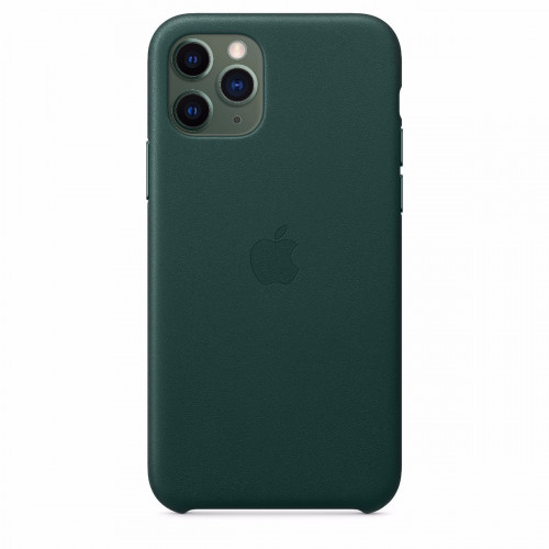 Чохол-накладка (шкіряний) Apple iPhone 11 Pro Leather Case Forest Green (MWYC2)