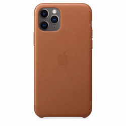 Чохол-накладка (шкіряний) Apple iPhone 11 Pro Leather Case Saddle Brown (MWYD2)