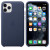 Чехол-накладка (кожаный) Apple iPhone 11 Pro Leather Case Midnight Blue (MWYG2)