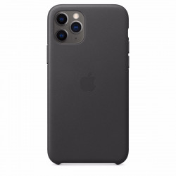Чохол-накладка (шкіряний) Apple iPhone 11 Pro Leather Case Black (MWYE2)