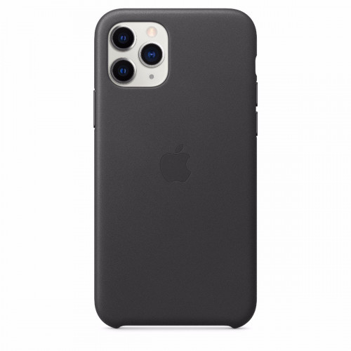 Чохол-накладка (шкіряний) Apple iPhone 11 Pro Leather Case Black (MWYE2)