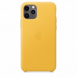Чохол-накладка (шкіряний) Apple iPhone 11 Pro Leather Case Meyer Lemon (MWYA2)