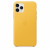Чохол-накладка (шкіряний) Apple iPhone 11 Pro Leather Case Meyer Lemon (MWYA2)