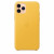 Чохол-накладка (шкіряний) Apple iPhone 11 Pro Leather Case Meyer Lemon (MWYA2)