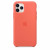 Чохол-накладка (силіконовий) Apple iPhone 11 Pro Silicone Case Clementine (MWYQ2)