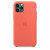 Чохол-накладка (силіконовий) Apple iPhone 11 Pro Silicone Case Clementine (MWYQ2)